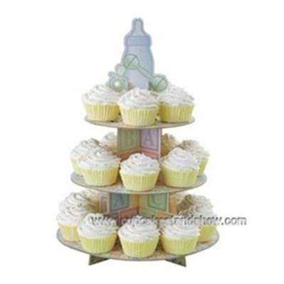 Baby Birthday Party Cupcake Stand