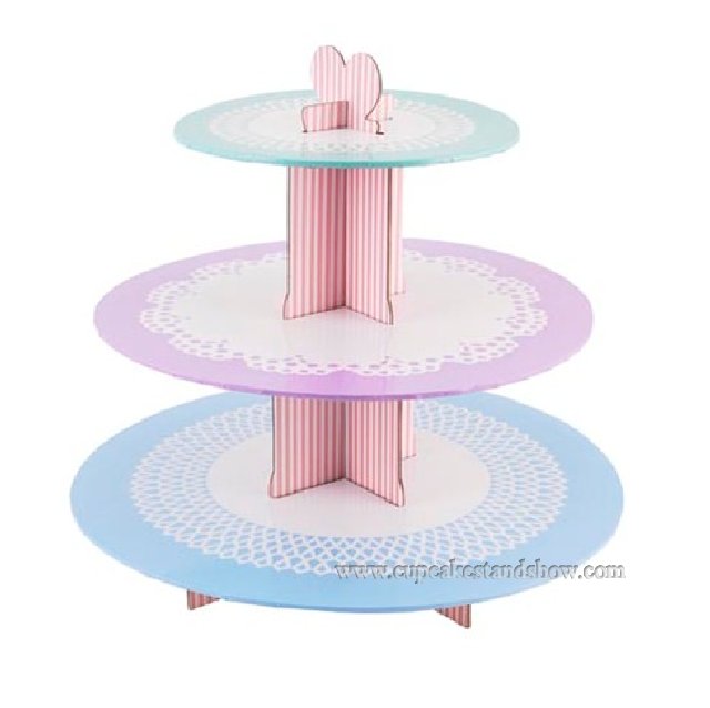Three Color Cupcake Stand