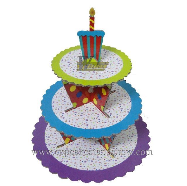 Original Birthday Party Cupcake Stand