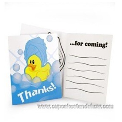 Ducky Thank -You Notes Invitation Cards