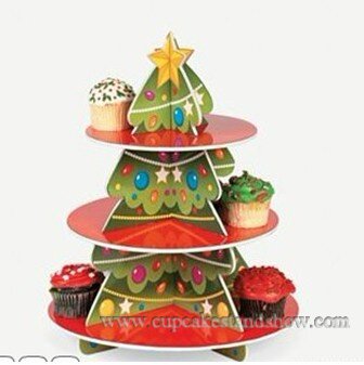 Christmas Party Cupcake Stand