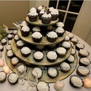 Map Design Cupcake Stand for Party