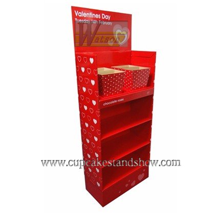 Valentines Day Gift Cardboard Display Stand
