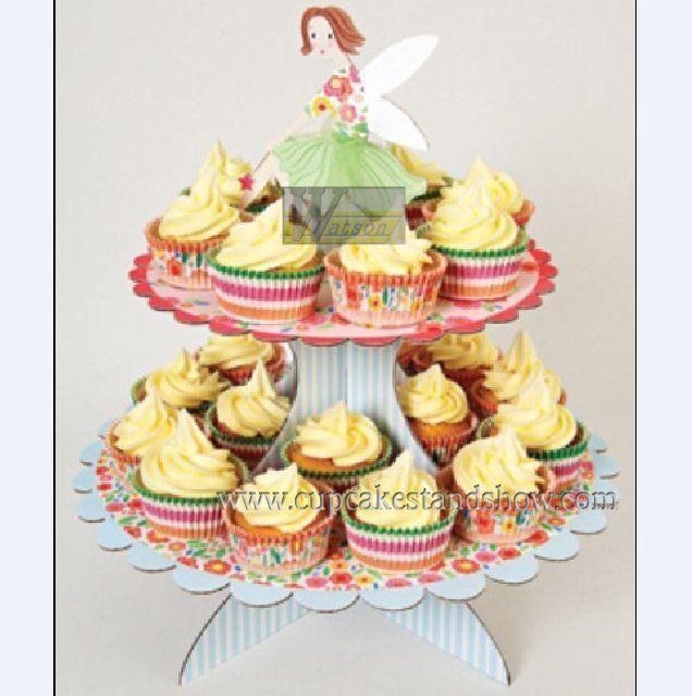 Fairy Design Cardboard Cupcake Stand