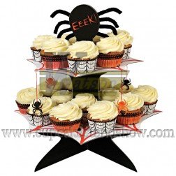 Halloween Theme Party Cardboard Cupcake Stand 