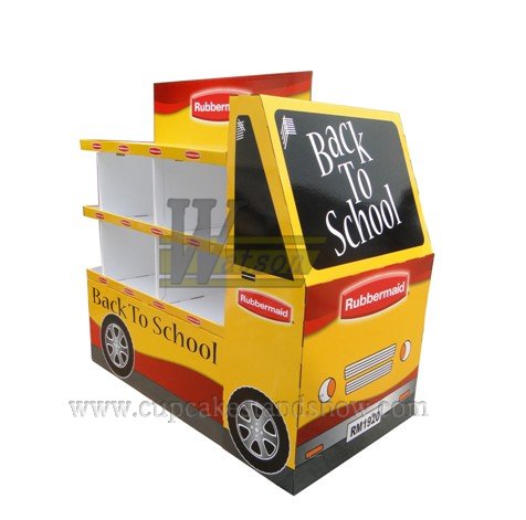 Back to School Bus Cardboard Display Stand