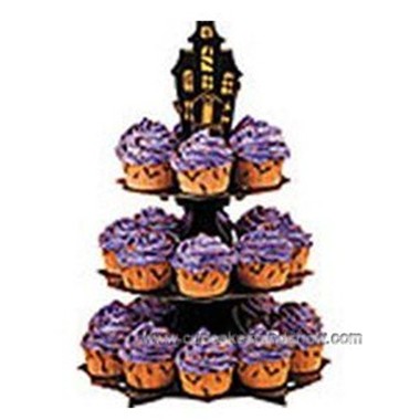 Haunted Manor Cupcake Stand