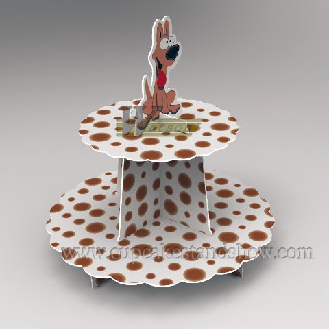 Original Doggy Design Corrugated Cupcake Tier Stand 