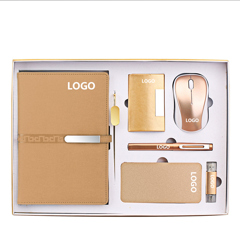 Business beautiful advanced elegant 2-6-piece of gift sets customized logo