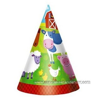 Barnyard Fun Cone Hats 2