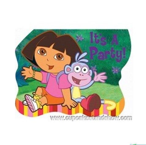 Dora the Explorer Invitation Cards