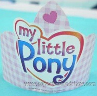 My Little Pony Paper Hat