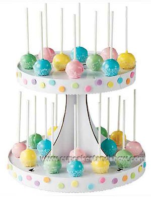 Cardboard 2-Tier Cake POP Stand