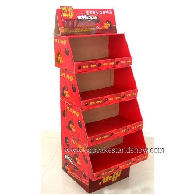 Corrugated Display Stand for Chocolate