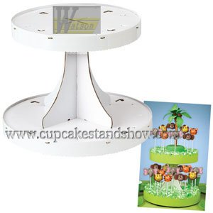 Cardboard Cake POP Display Stand 