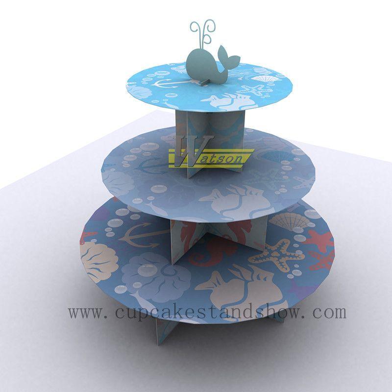 Original Ocean Star new Design Cardboard Cupcake Stand for Party