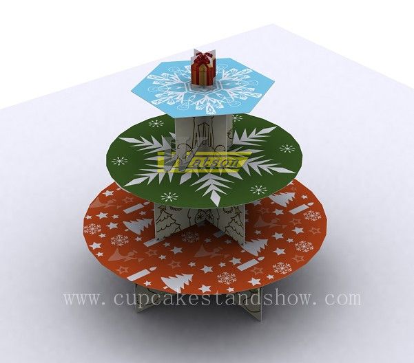 Original New Design Gift Cardboard Cupcake Stand