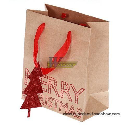 Kraft Gift Bag with Gift Tag
